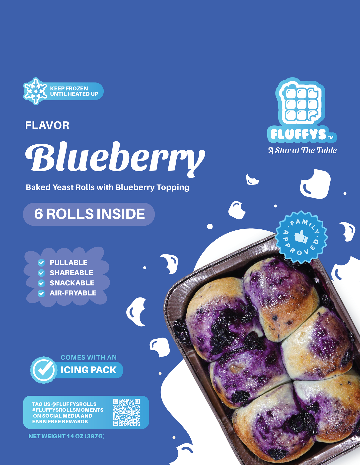 berry cinnamon roll