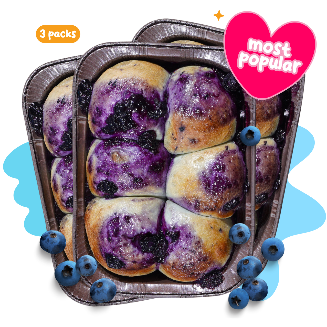 Blueberry Rolls