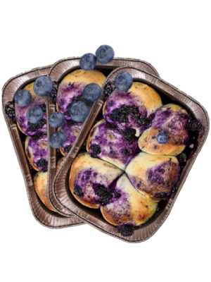 Blueberry Rolls 6pcs, 1 pack